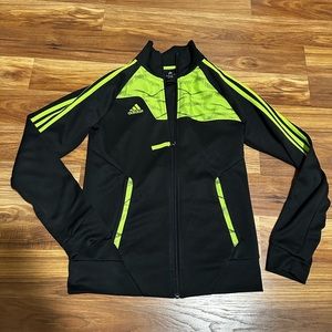 adidas zippered sweatshirt